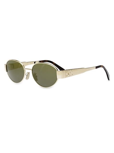 triomphe 53mm oval sunglasses